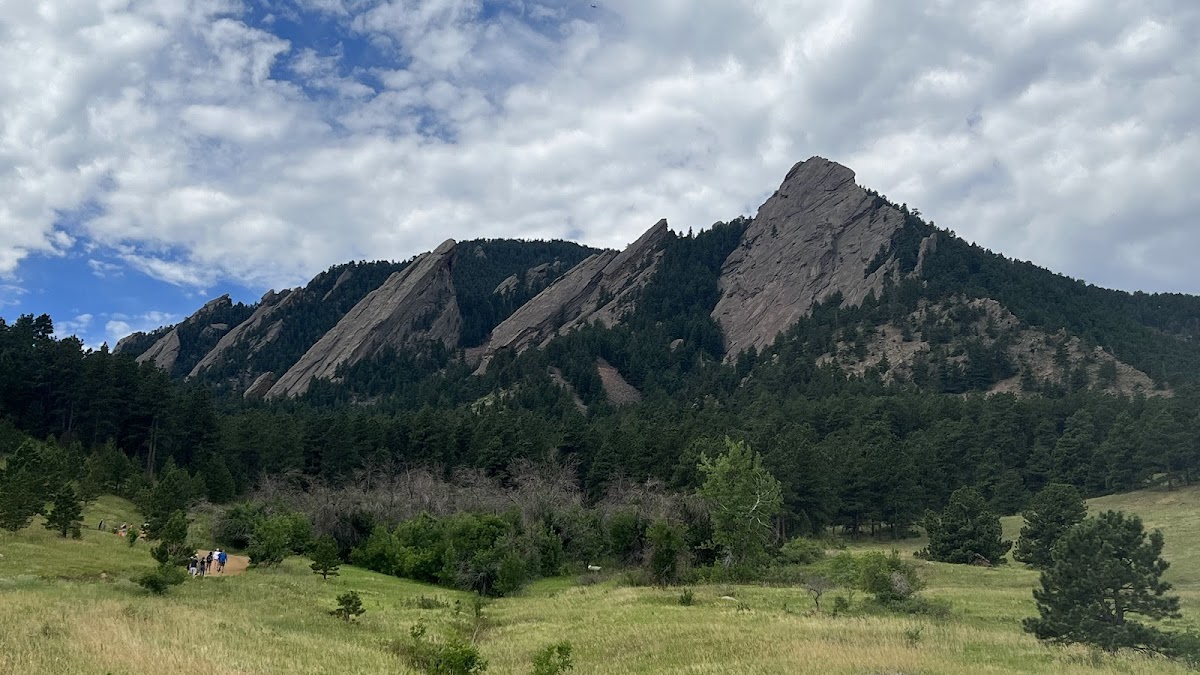 Aerial view of Boulder, CO