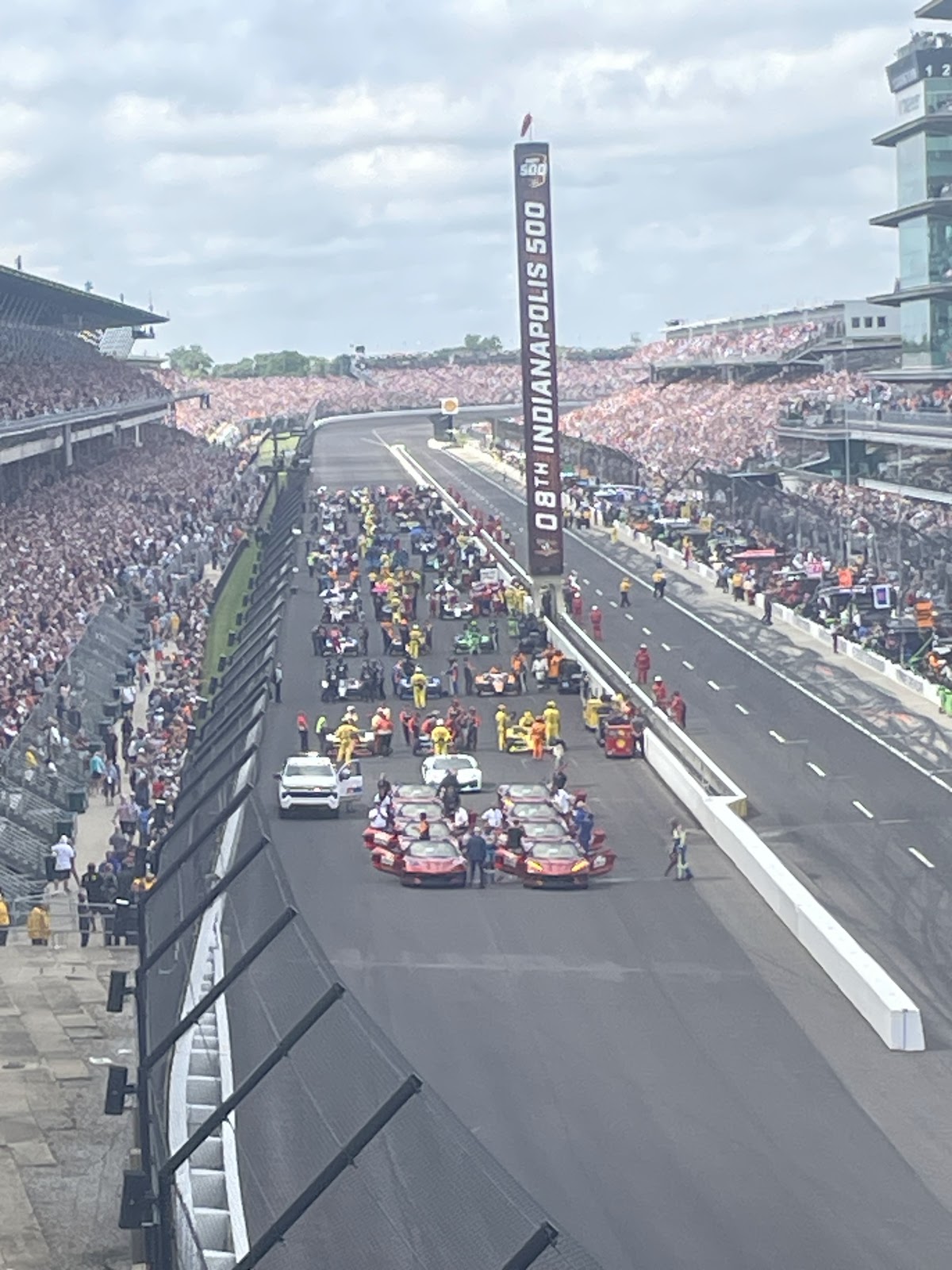 Aerial view of Indianapolis, IN