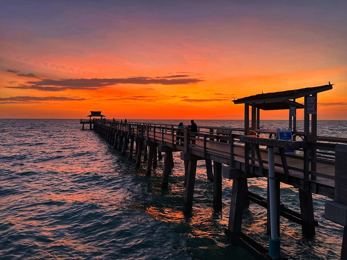 Aerial view of Naples, FL